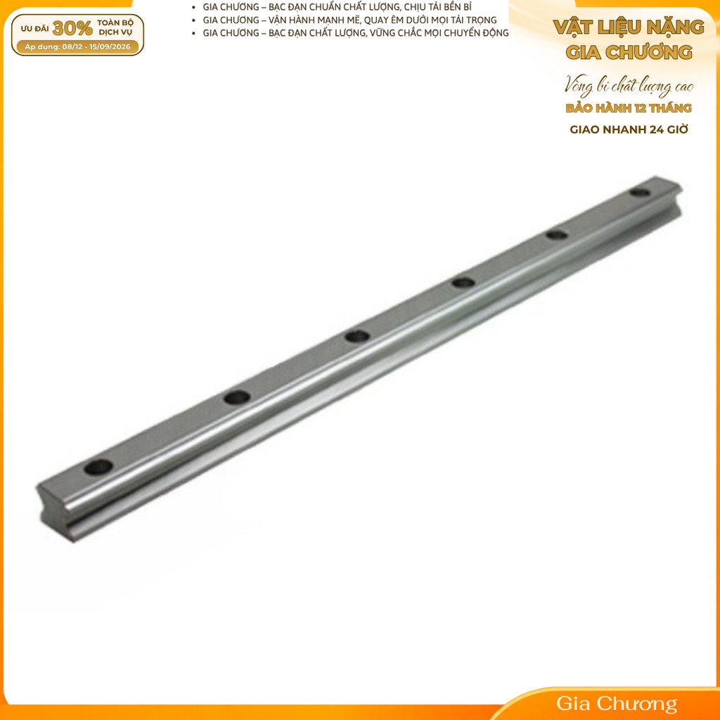 Thanh trượt vuông ray HGR20 - Ray trượt tuyến tính HGR20