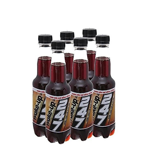 Lốc 6 Chai Nước Tăng Lực Wake up 247 Vị Cafe 330ml
