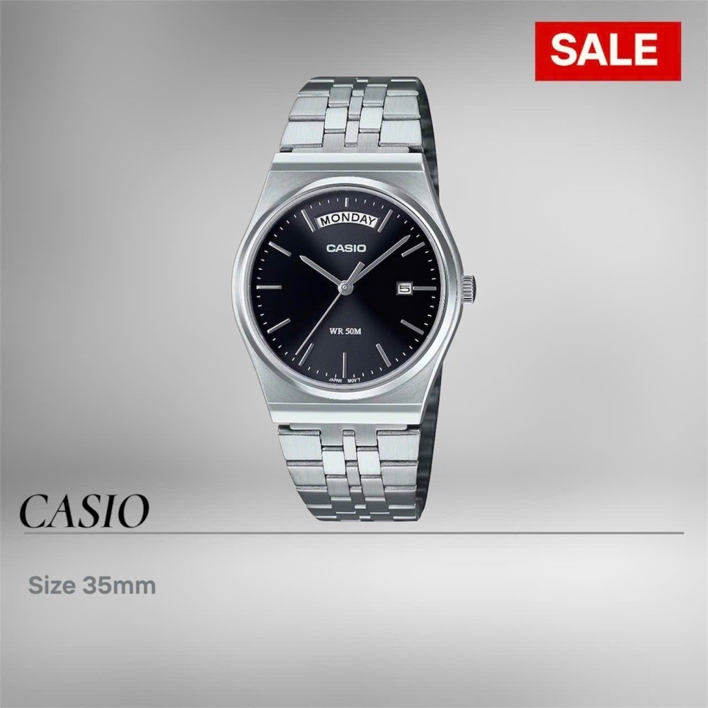 Đồng Hồ Nam Casio MTP-B146D-1A Máy quartz Size 35mm