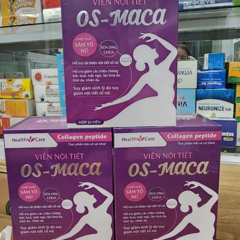 VIÊN NỘI TIẾT Ó-MACA chiết xuất từ Sâm Tố Nữ, Sữa Ong Chúa, Maca...