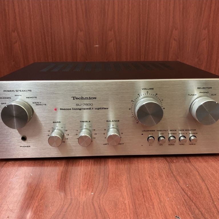Amply Cổ Technics SU-7600 1975 - 100w - 4 Sò Sắt - Điện 110v
