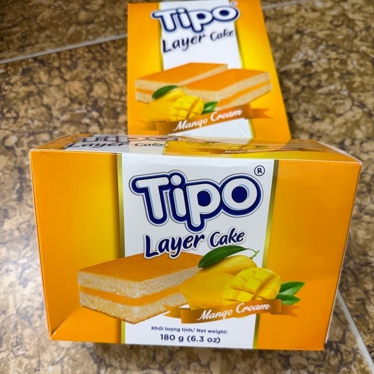 Bánh Bông Lan Tầng Xoài Tipo 180g