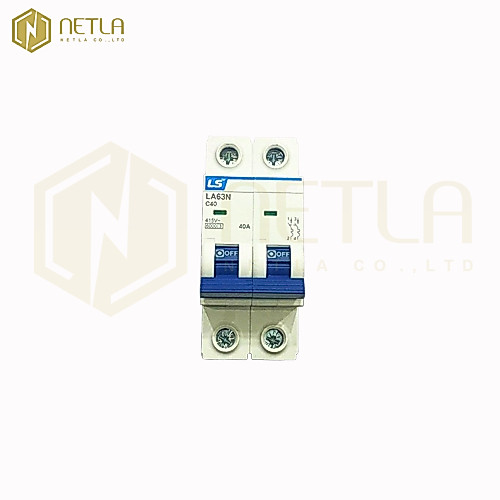 LS cầu dao tự động MCB Aptomat LA63N ( BKJ63N ) 2 pha 6A-10A-16A-20A-25A-32A-40A-50A-63A