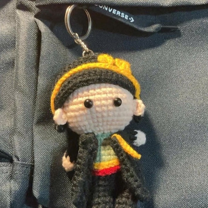 Jotaro Kujo Crochet Mini - Standby Mode// Móc khoá len hình Jotaro