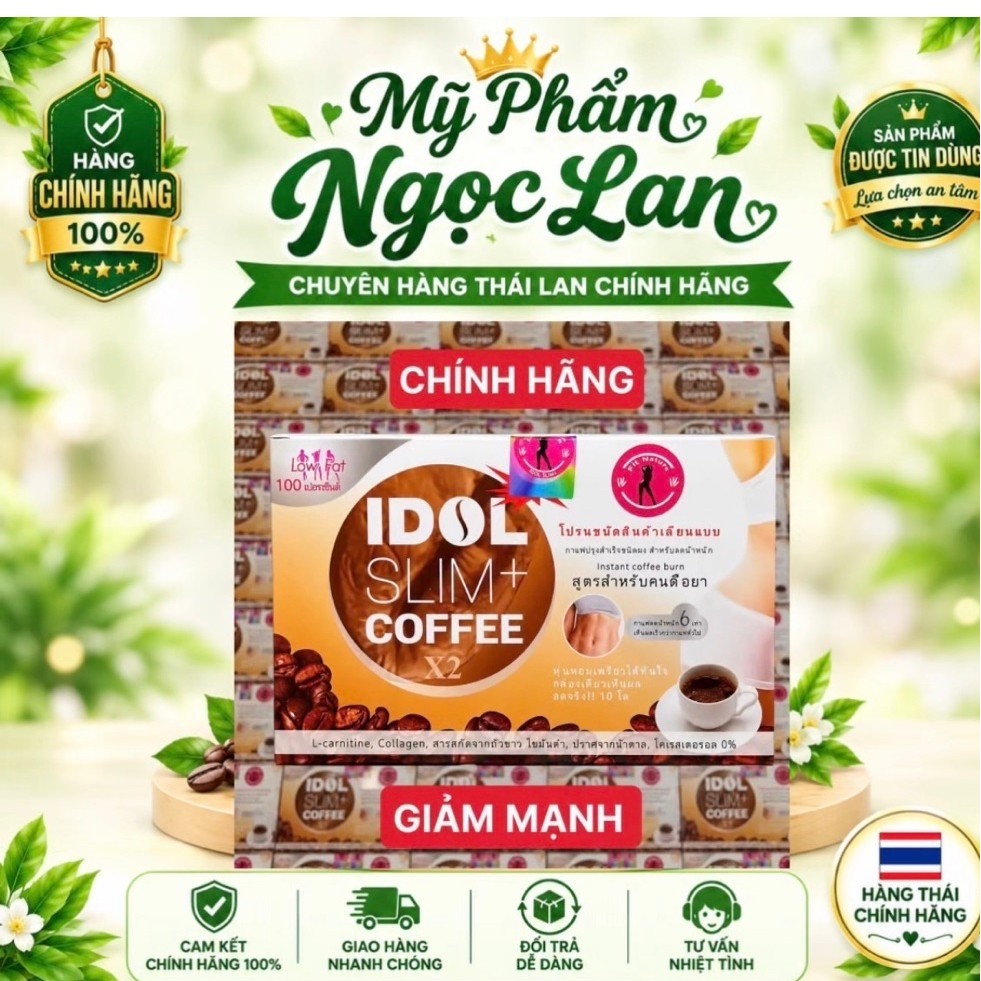☕ IDOL SLIM+ COFFEE X2 – CÀ PHÊ THÁI LAN 🇹🇭