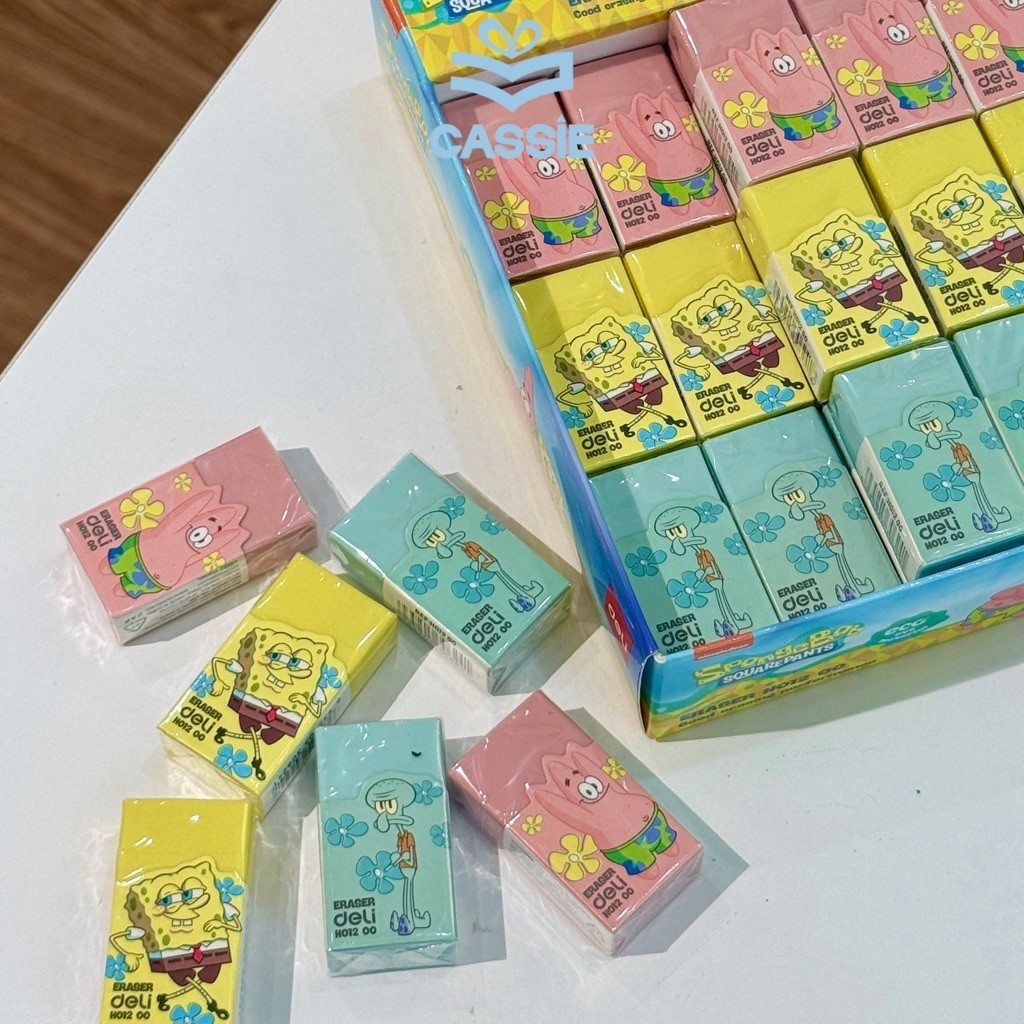 Tẩy / Gôm Deli hoạt hình bọt biển H012