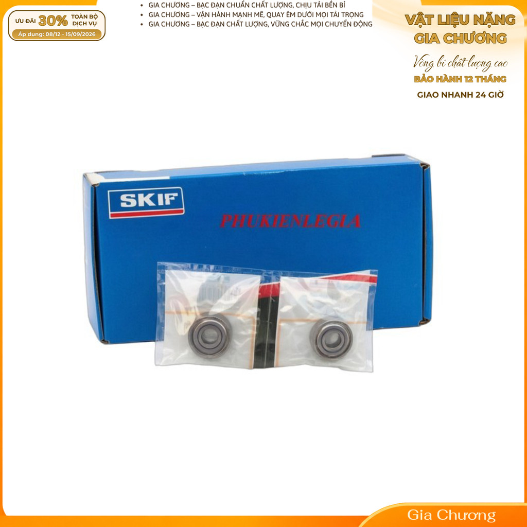 bạc đạn 608 hàng SKF Italy tem Nguyên Xương