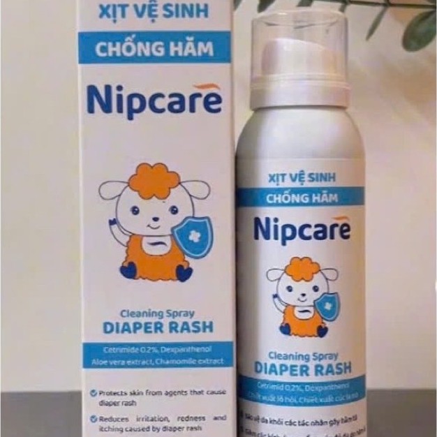 Xịt vệ sinh, chống hăm Nipcare
