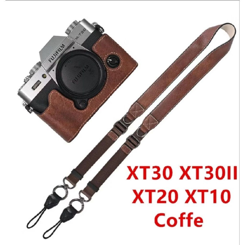 Túi đựng máy ảnh bằng da PU Fujifilm XT30 III Vỏ bọc nửa thân cho Fujifilm XT10 XT20 XT30 XT30 II XT