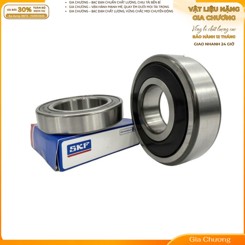 Vòng bi bạc đạn 6300, 6301, 6302, 6303, 6304, 6305 2Z/C3, 2RS1/C3 NSX SKF  - Xịn Nhật Bản