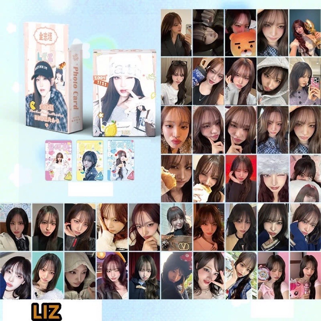 Set 50 photo card unoff Hologram IVE - LIZ 2026