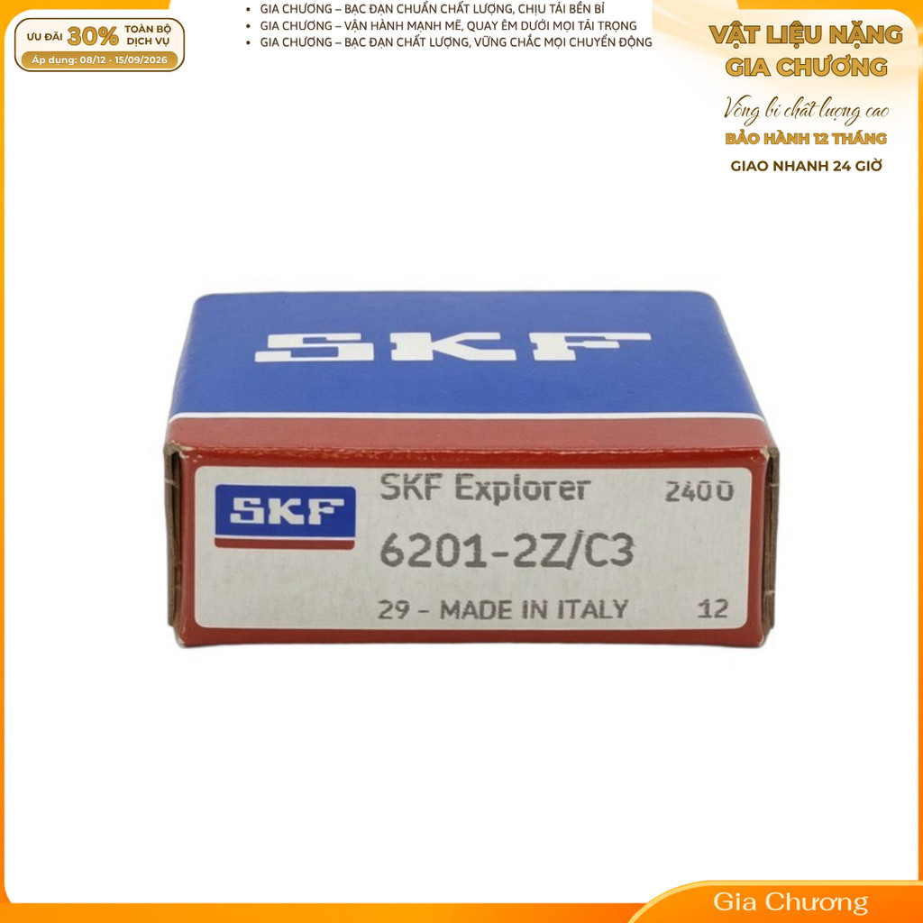VÒNG BI SKF 6201-2Z/C3