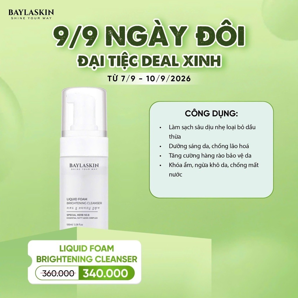 Sữa Rửa Mặt Bọt Mịn BARBIE SKIN - BAYLASKIN