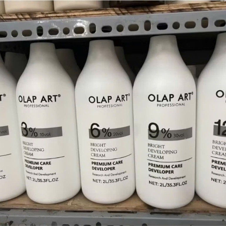 Olap _ Dung dịch Oxy (oxi) Trợ Nhuộm OLAP COLAGEN 2000ml - Đặc Thơm Không Xót [Hàng Chính Hãng]