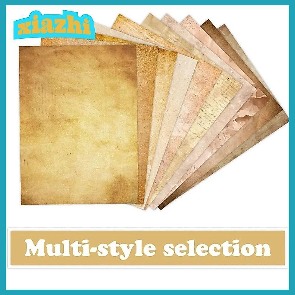 XIAZHI 50 Cái Giấy Chữ, Giấy Chất Liệu A4 Size A4 Giấy Viết, Phong Cách Retro Vintage Hai Mặt 50 Tờ 