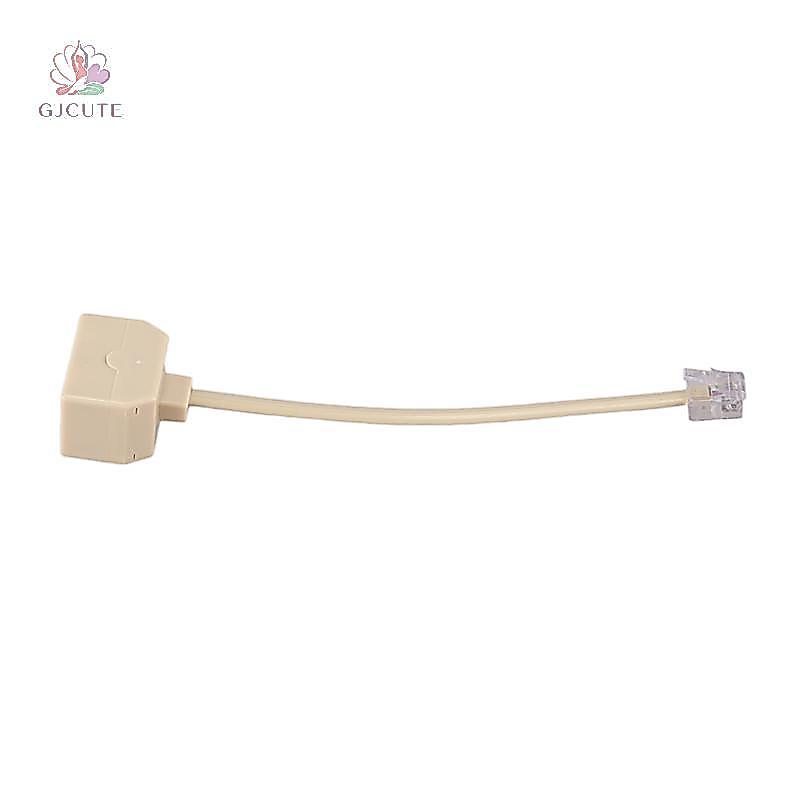 Bộ Chia Điện Thoại GJCUTE RJ11 6P4C 1 Nam Sang 2 Nữ Adapter RJ11 Sang RJ11 Tách Phụ Kiện Điện Thoại 