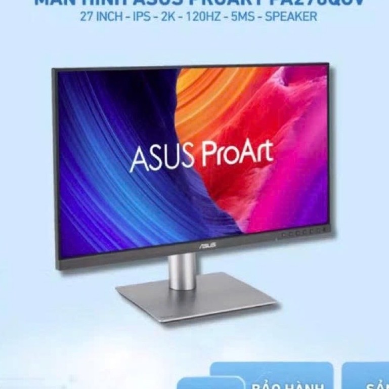 Màn hình ASUS ProArt PA278QGV 27 inch, IPS, QHD, 120Hz, 5ms - Bảo hành chính hãng 36 tháng