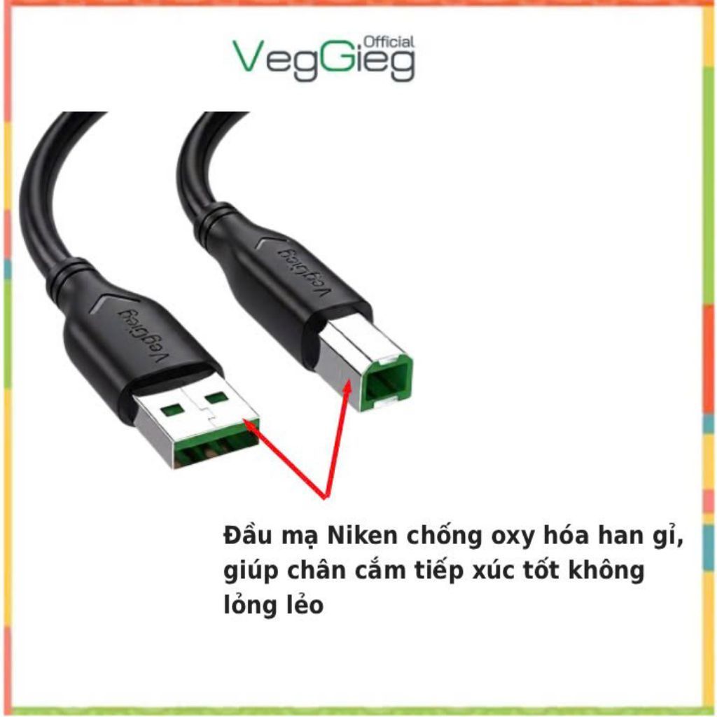 Cáp máy in Canon LBP 6030 / 6030W / 6030B kết nối máy tính, dây máy in usb 2.0