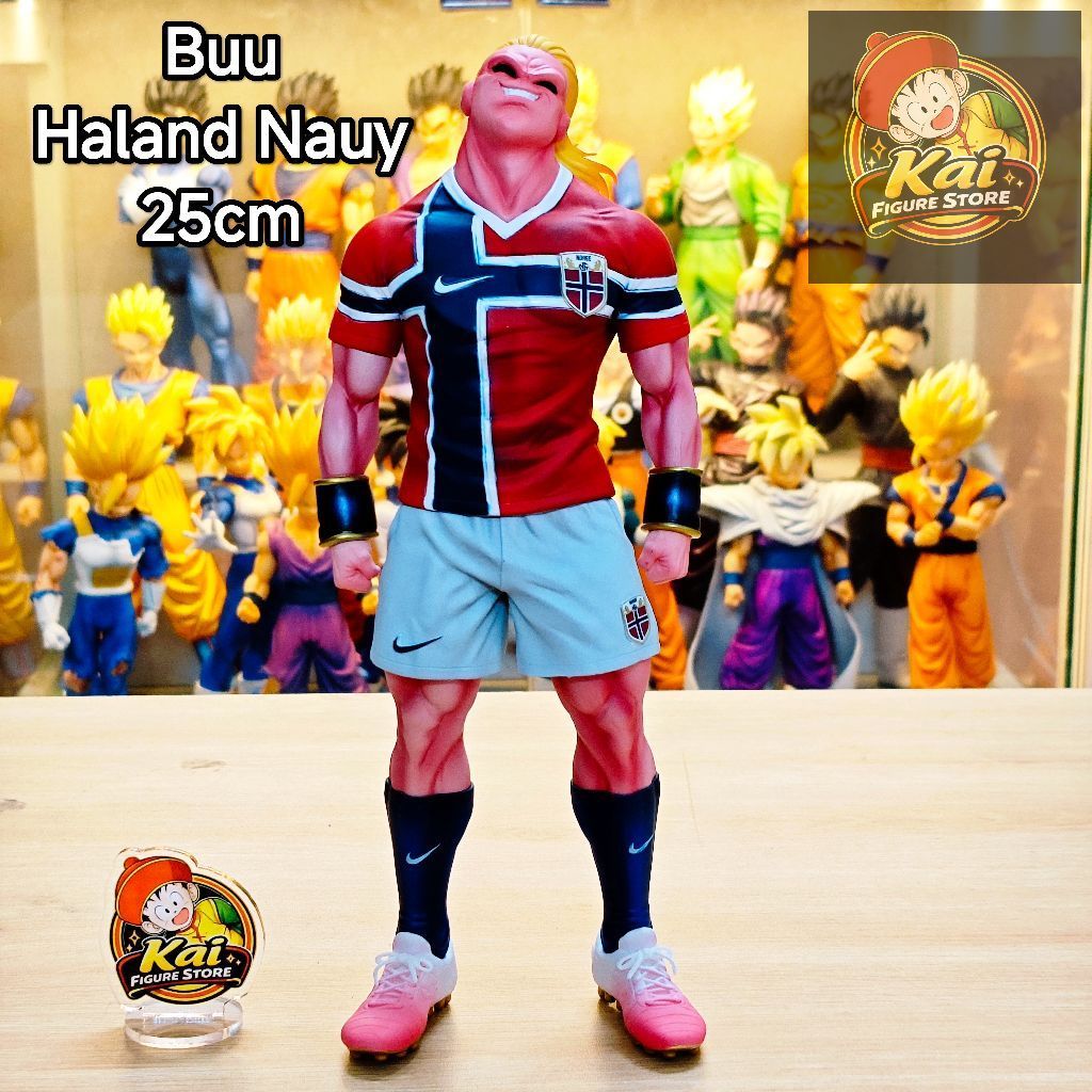 Mô hình Dragon ball - Buu cosplay Haland Nauy cao 25cm