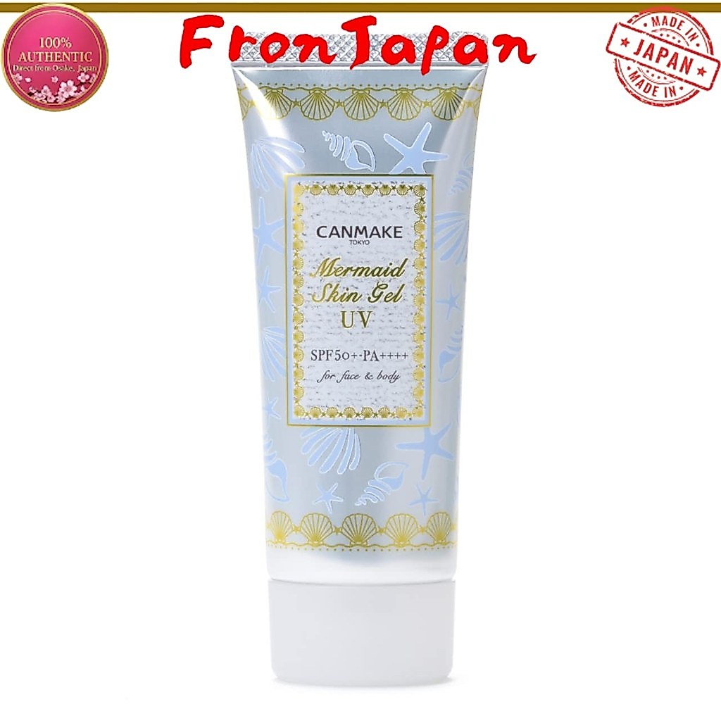 Canmake Mermaid Skin Gel UV02 White Makeup Primer 02 White 41 grams (x 1) 【FromJapan】