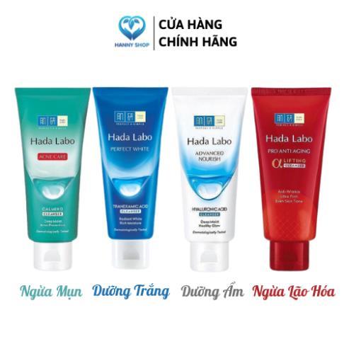 Sữa Rửa Mặt Hada Labo Ngừa Mụn/ Trắng Da/ Cấp Ẩm/ Chống Lão Hóa 80g phanthanhphong