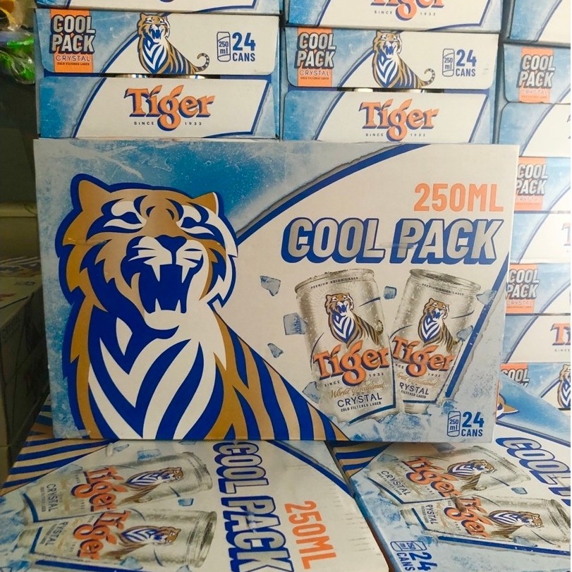 1 thùng bia tiger bạc 250ml