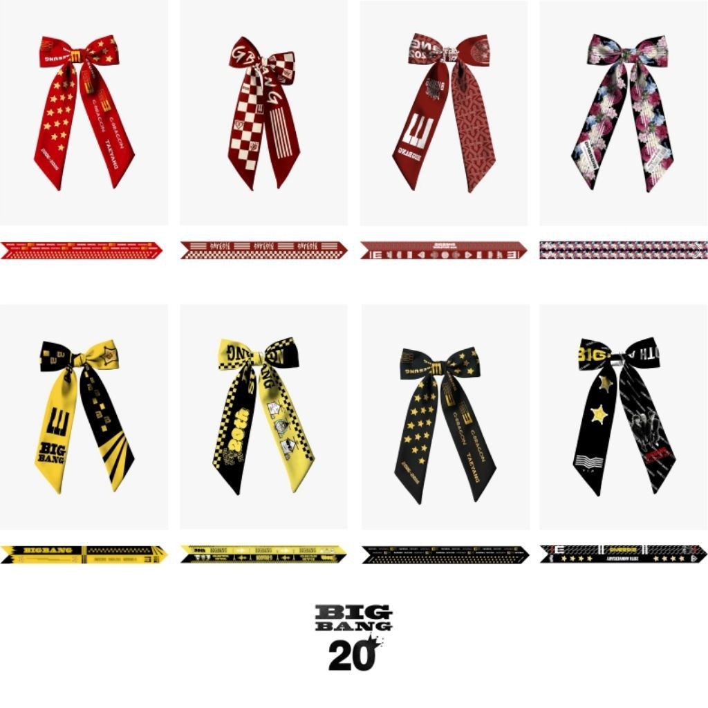 Khăn Twilly BIGBANG 2026-2027 WORLD TOUR khăn lụa phụ kiện concert BIGBANG