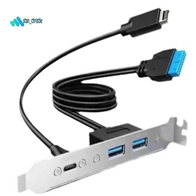 20Gbps USB3.2 Gen2x2 Bộ chuyển đổi bảng điều khiển phía trước USB sang USB3.2 Type-E Key-A Bộ chuyển