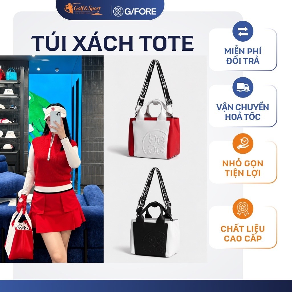 Túi G/FORE Golf Tote Bag Nữ Cao Cấp – Túi Đeo Vai Thời Trang Golf Chính Hãng | G/FORE Golf Bag