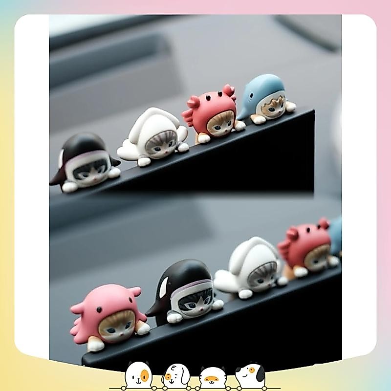 Blindbox Mofusand Cat Hipper - Mô hình trưng bày dễ thương làm quà tặng