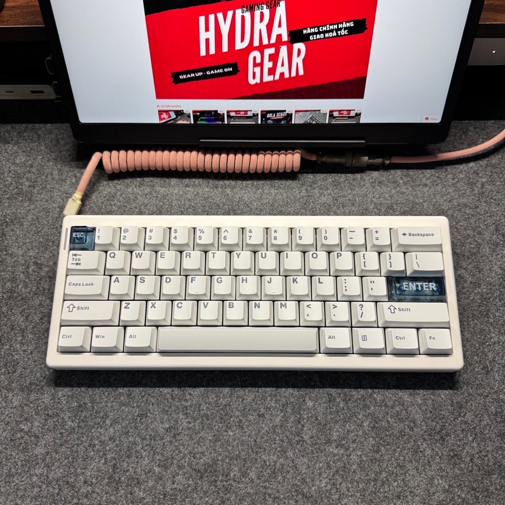 [HỎA TỐC] Bàn Phím Cơ 3 Mode CIDOO QK61 V2 (60% Layout, Gasket Mount, VIA, Pin 3000mAh, LED RGB)