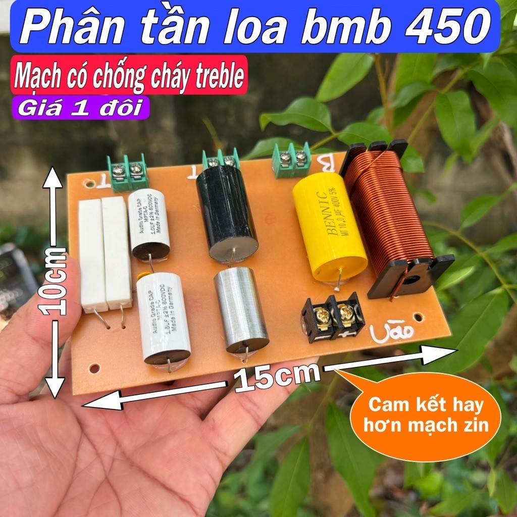 Mạch phân tần loa bmb bass 25