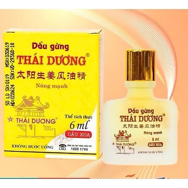 DẦU GỪNG THÁI DƯƠNG CHAI ( 6ml )