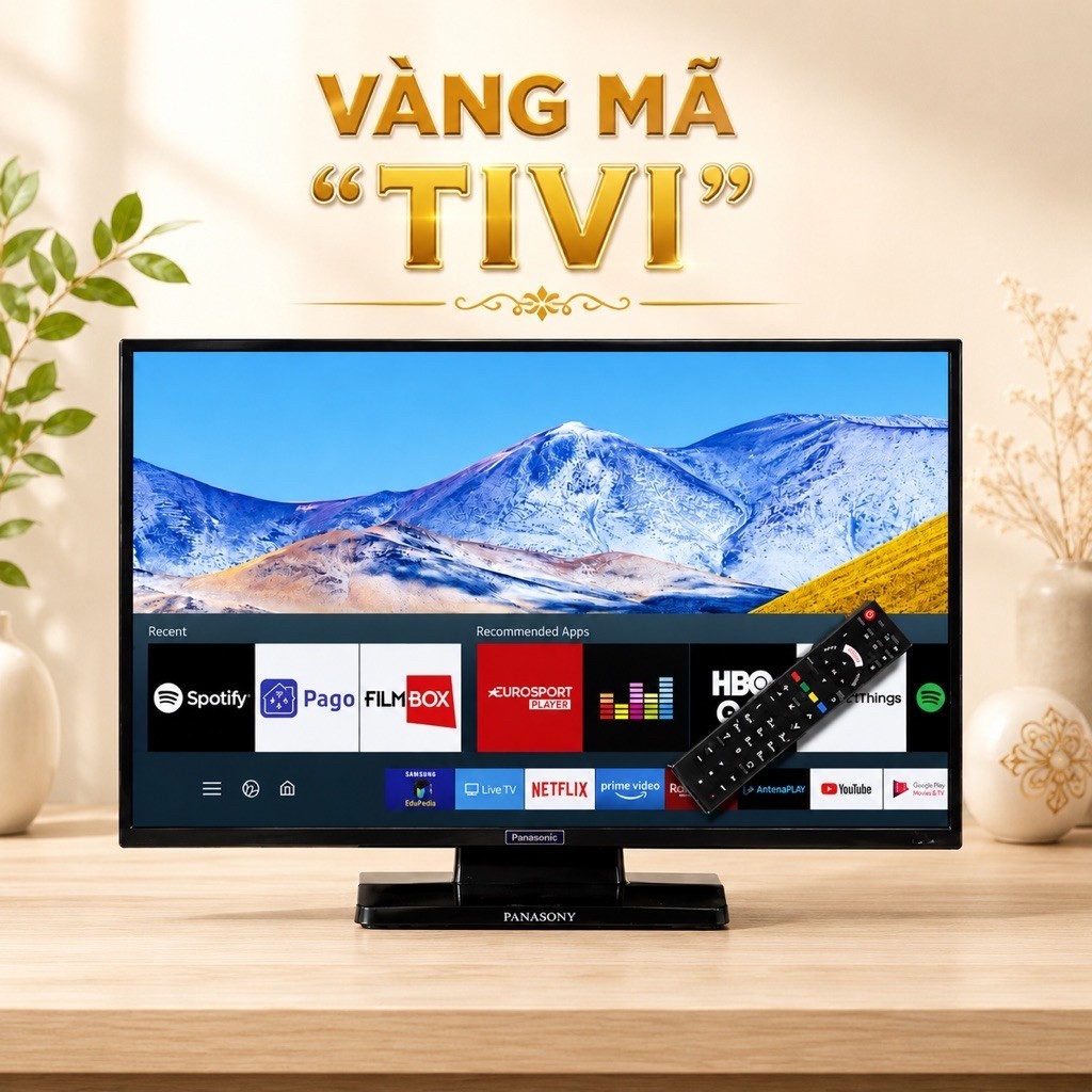 [ VÀNG MÃ ] Tivi Giấy Hàng Mã Cao Cấp - Đồ Cúng Vàng Mã Dâng Gia Tiên