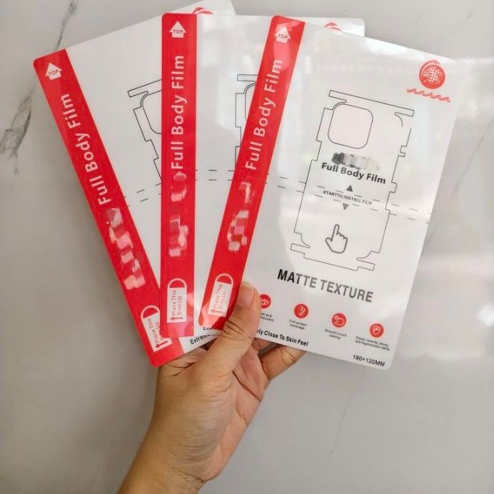 GT7/ GT7 Pro Miếng Dán PPF Trong Nhám Dán Lưng ĐT