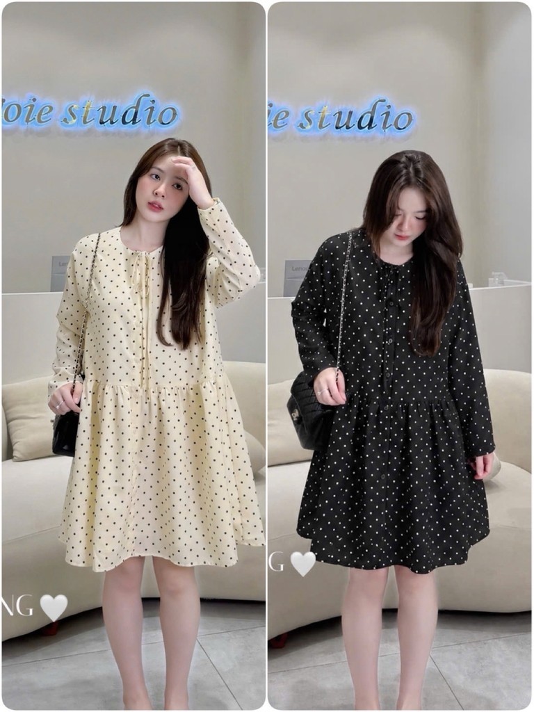 <Đầm Bầu Quynhanhhoue> (NH CLOTHING) Váy dôll bi m11976