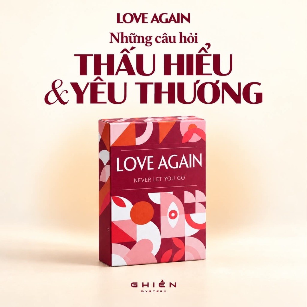 Bộ bài tình yêu "LOVE AGAIN" cho cặp đôi – Hiểu nhau sâu hơn, gắn kết cảm xúcI Ghiền Mystery