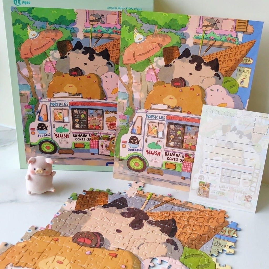 KESSING PUZZLE 500pcs ICE CREAM TRUCK