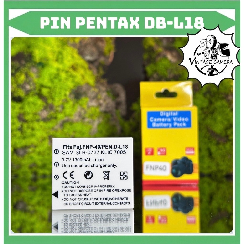 Pin Pentax DB-L18 Dùng Cho VPC-CG10, VPC-CG102, VPC-CG20, VPC-CG100, VPC-CS1