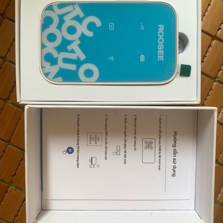 Bộ Phát WiFi Di Động ROOSEE M610 4G eSIM Nhỏ Gọn Thanh Lý