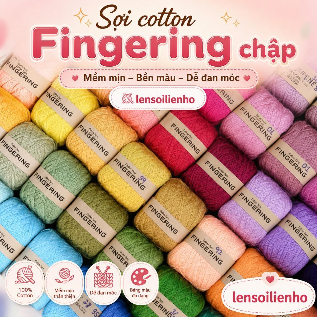 Sợi cotton Fingering