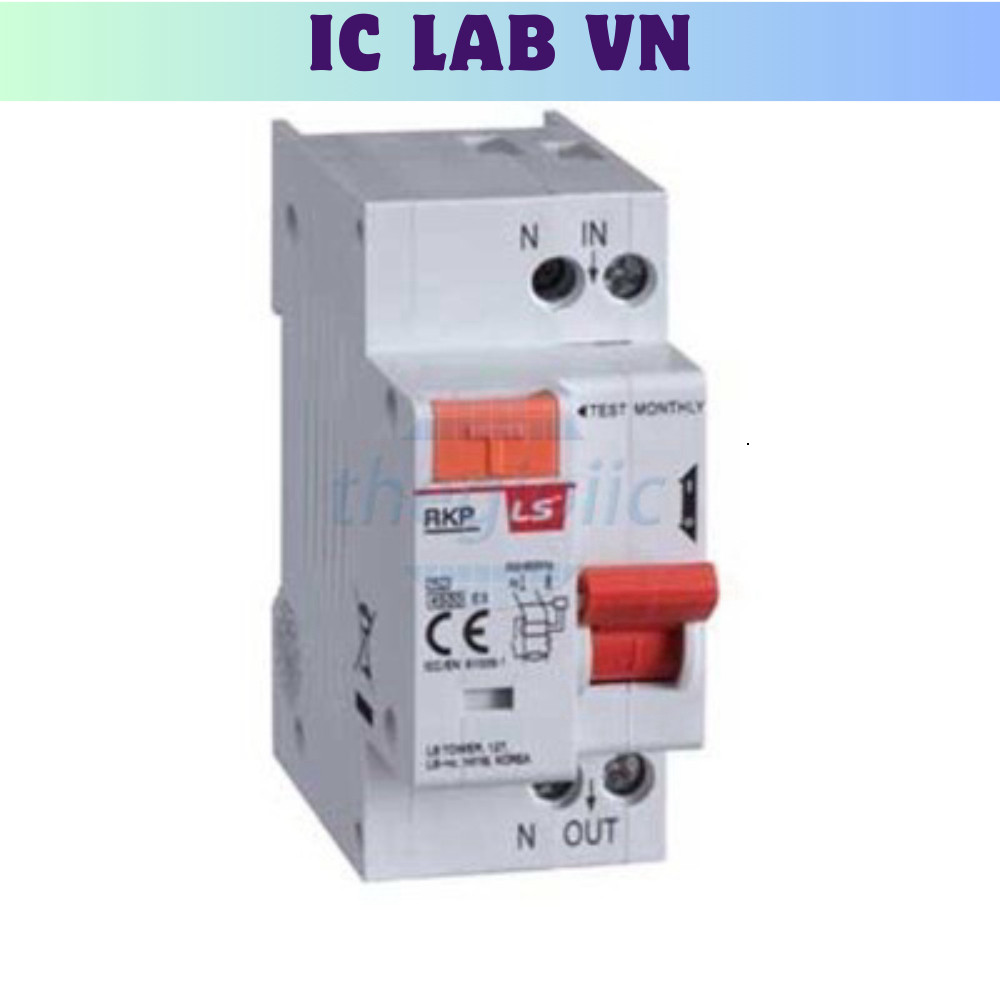 RKP 1P+N C25A Aptomat MCB LS 1P+N 25A Ic Lab VN