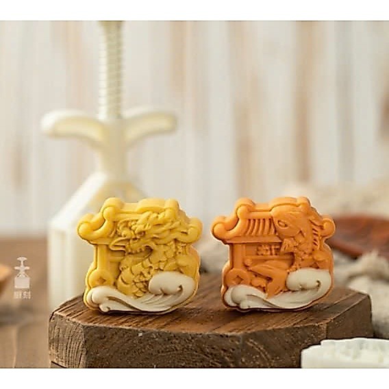Khuôn Trung Thu Rồng Cá 50gr