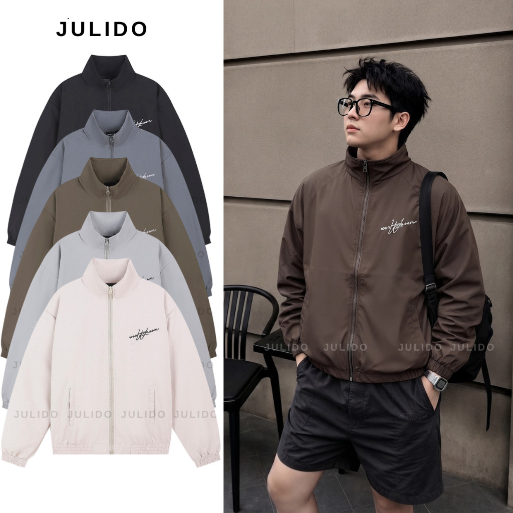 Áo khoác JULIDO hai lớp trượt nước cản gió chống tia UV menwear jacket Hot Trend