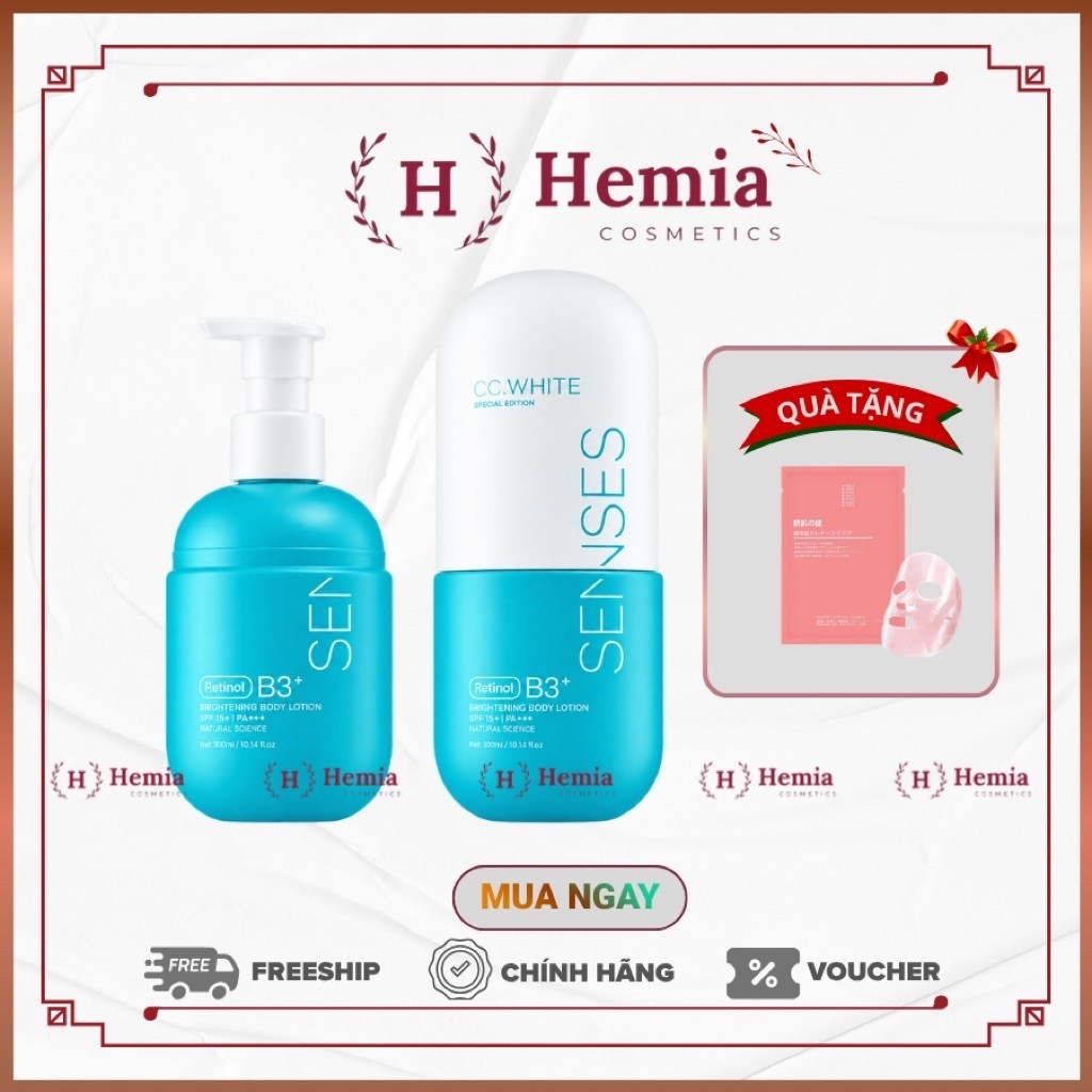 Kem Body Dưỡng Trắng Da Toàn Thân SENSES WHITE