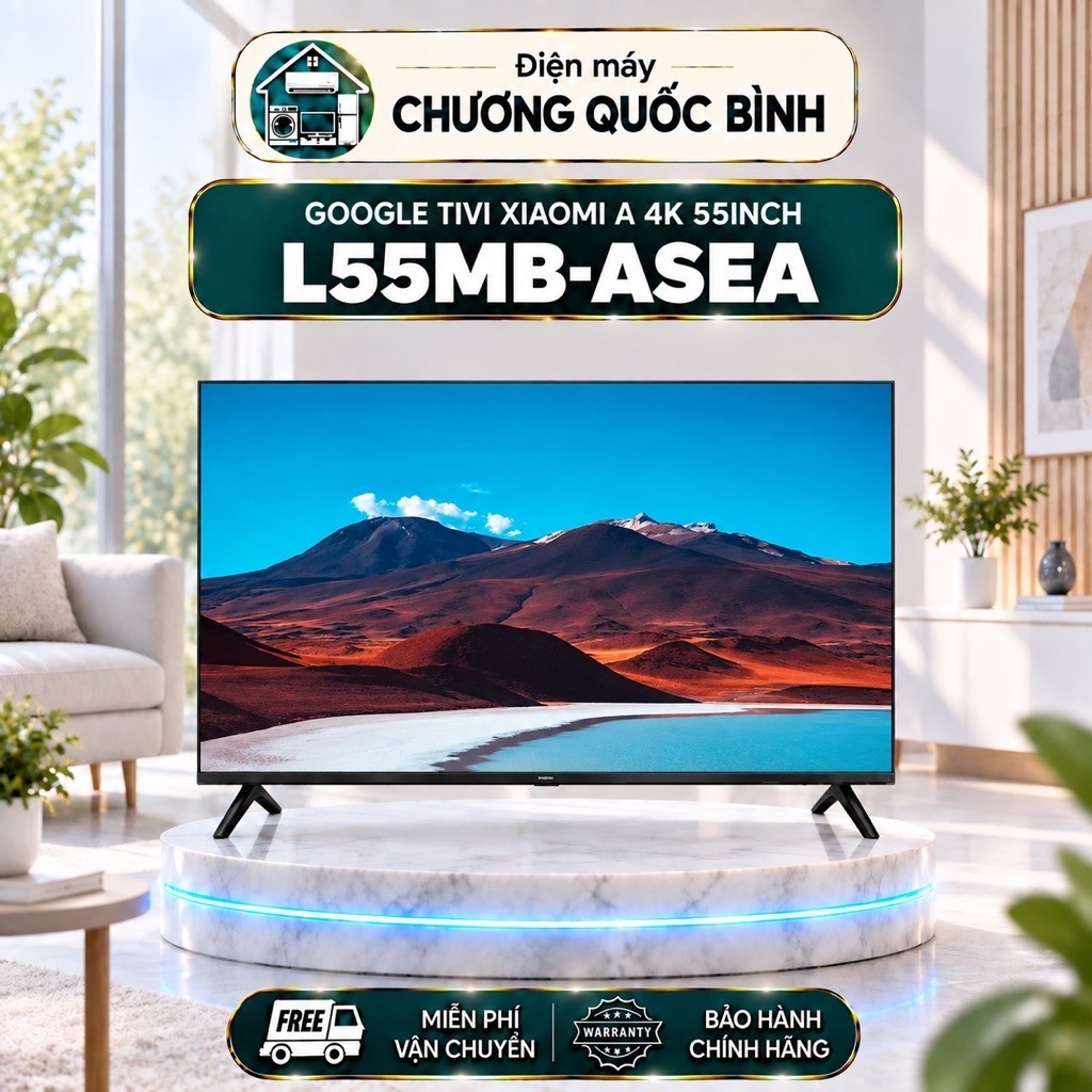 Google Tivi Xiaomi A 4K 55inch L55MB-ASEA 2026 [TOÀN QUỐC]