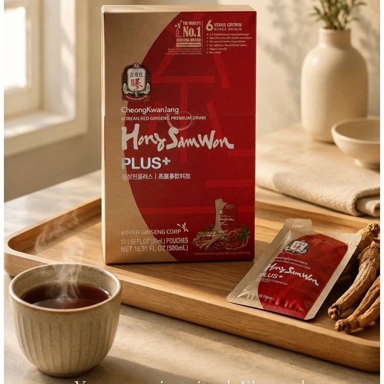 Hộp 10 gói Hồng sâm Won Plus Hong Sam Won Plus+ được bán tại Cost Mỹ