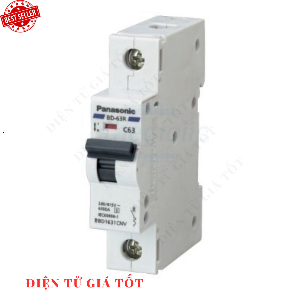 BBD1161CNV Aptomat MCB Panasonic 1 Cực 16A Điện Tử Giá Tốt 886