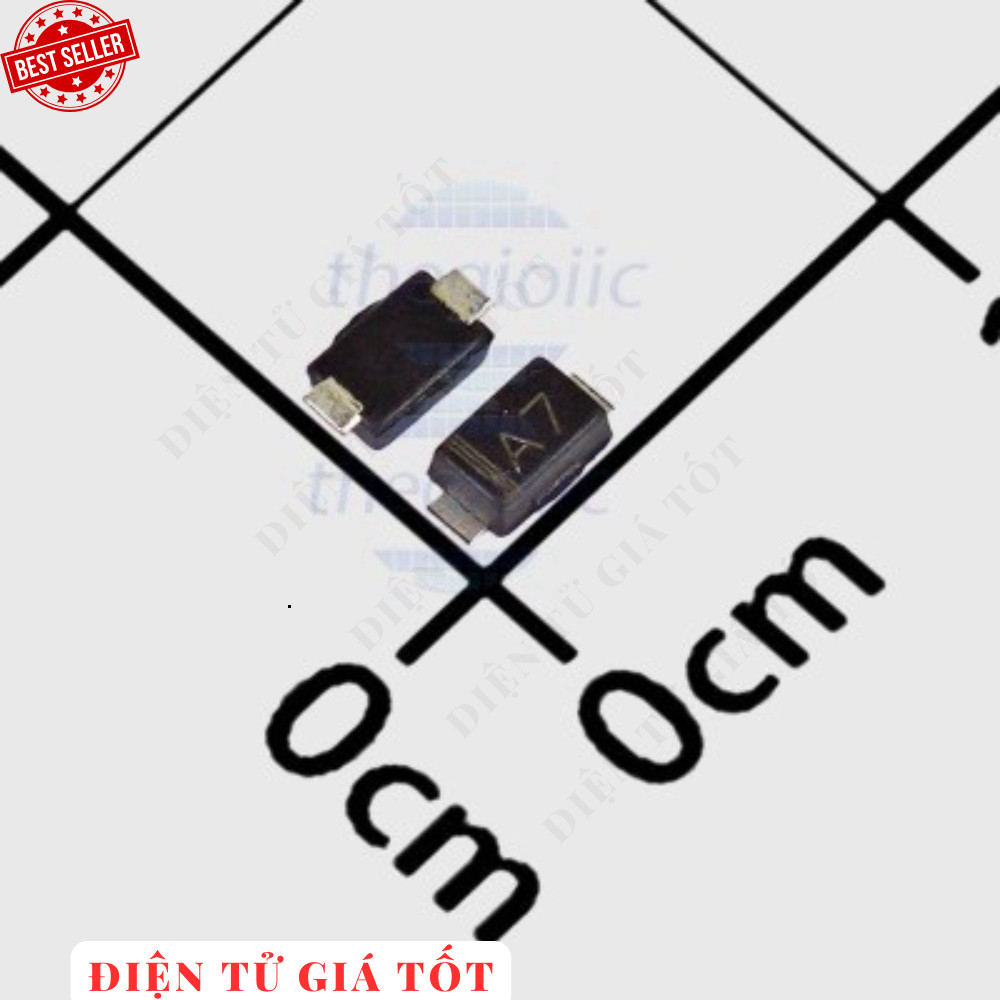 [50 Cái]- 1N4007W-A7 Diode Chỉnh Lưu 1A 1KV SOD-123 Điện Tử Giá Tốt 886