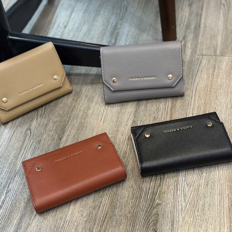 Ví Classic Da Epsom Gập 3 MS6223-108